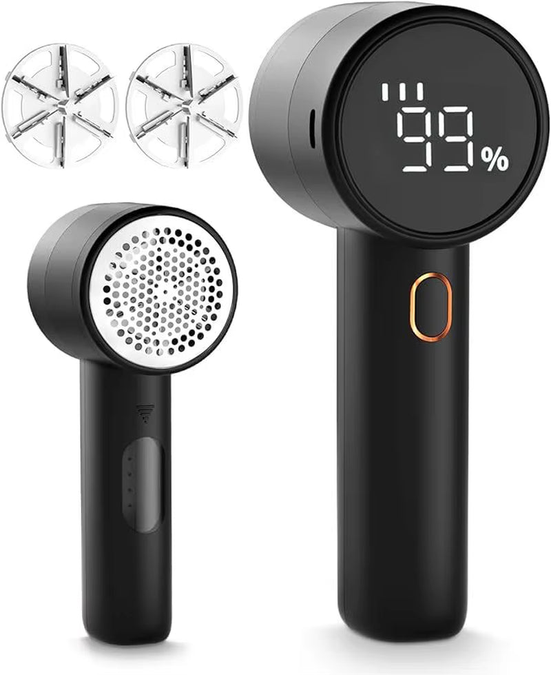 New Household Electric Lint Remover 3 Gears Adjustable Wireless LED Digital Display Hairball Trimmer Portable Sweater Epilator